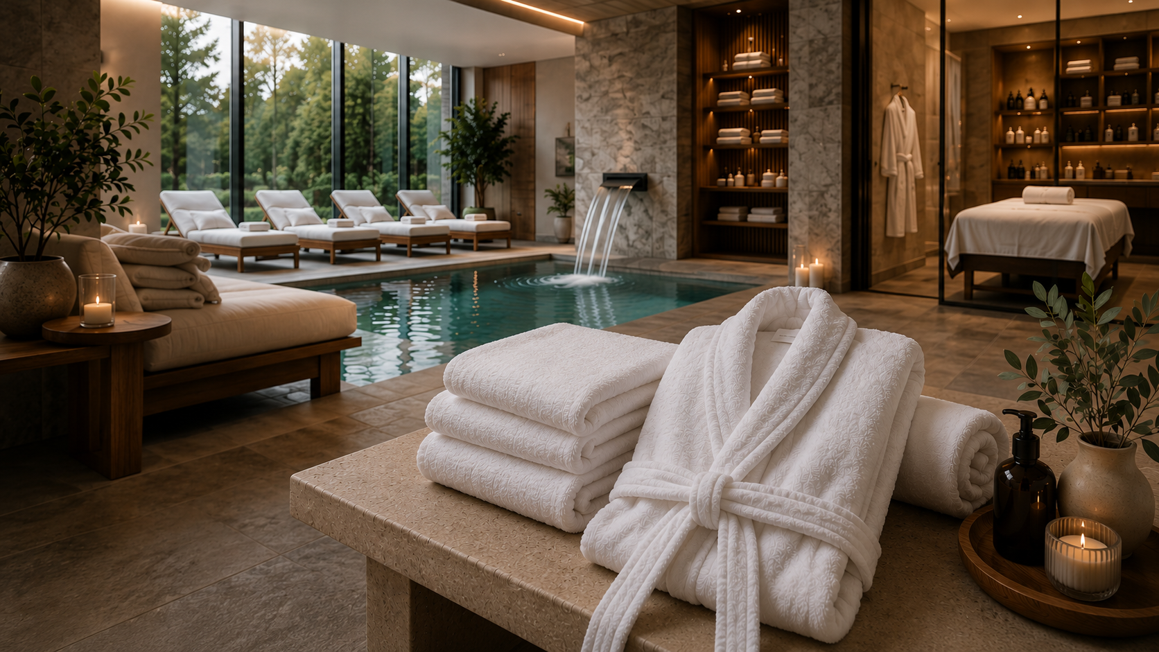 Оснащение SPA / Wellness комплексов текстилем